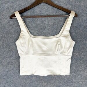 Wilfred Cream Square Neck Top